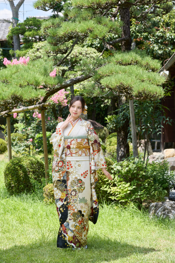 白藤の華｜振袖レンタル FL-009