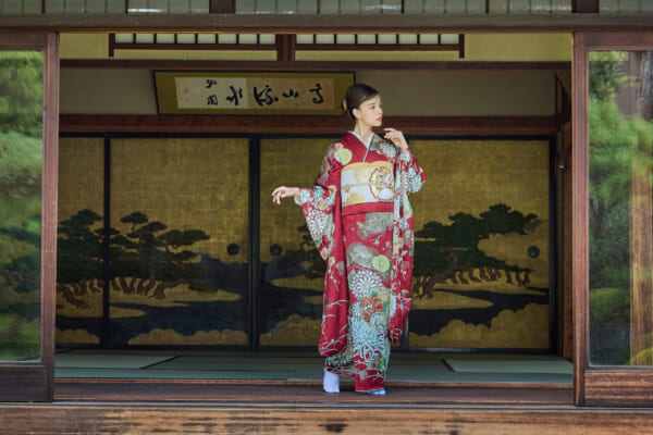 紅絹の舞｜振袖レンタル FL-014