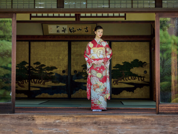 紅絹の舞｜振袖レンタル FL-014