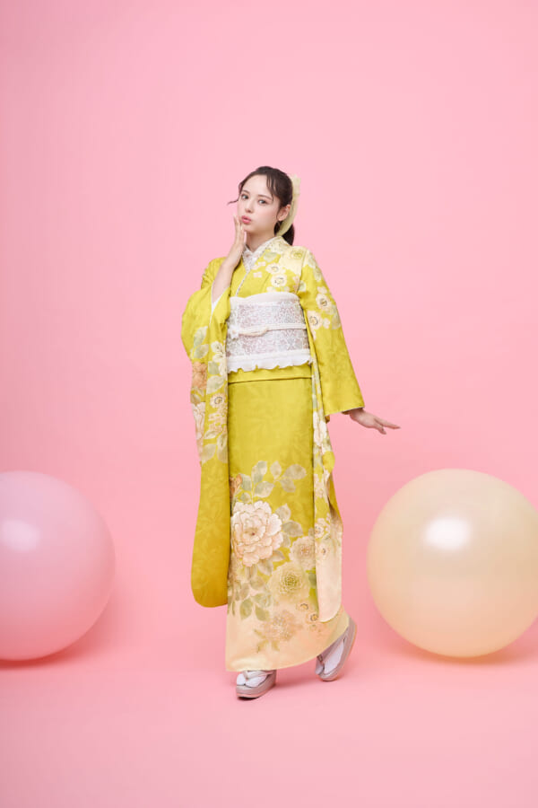 夢見る花園|振袖レンタル FL-005