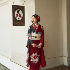 紅花の宴｜振袖レンタル FL-017