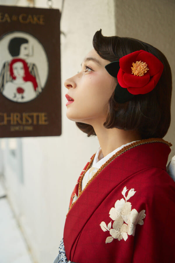 紅花の宴｜振袖レンタル FL-017