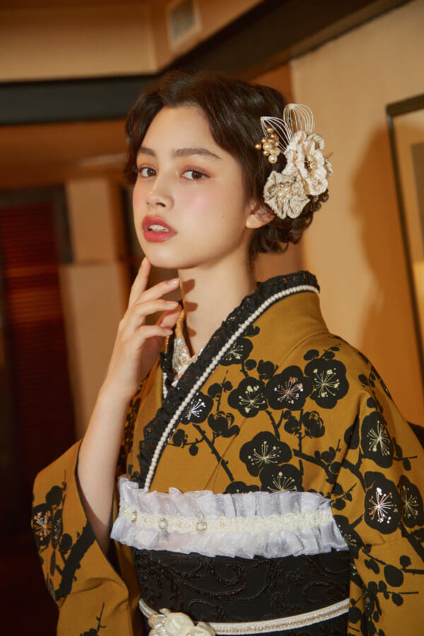 翠金の輝き｜振袖レンタル FL-018