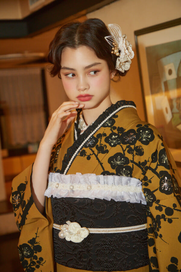 翠金の輝き｜振袖レンタル FL-018