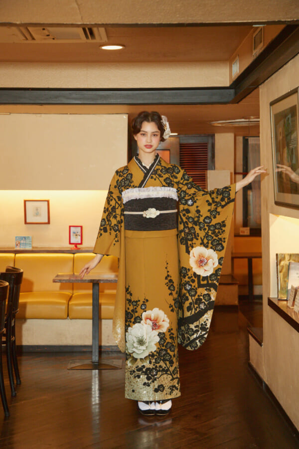 翠金の輝き｜振袖レンタル FL-018