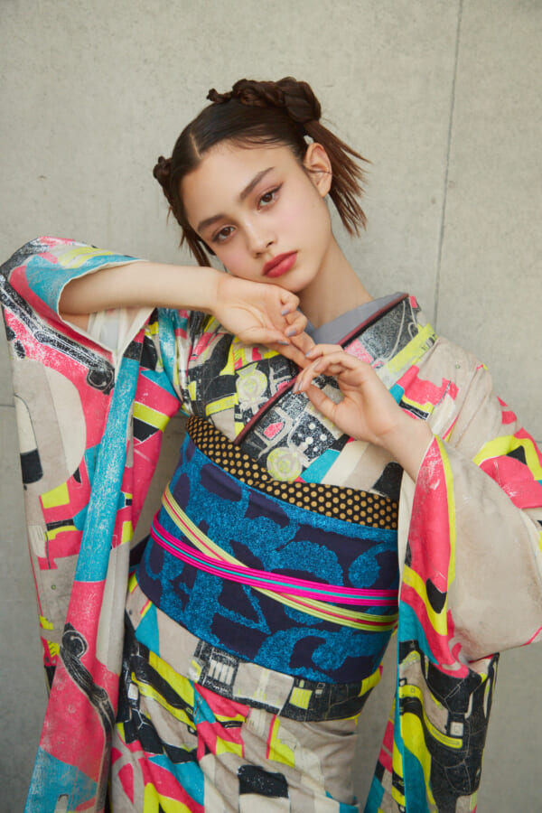 万華鏡の彩り｜振袖レンタル FL-027