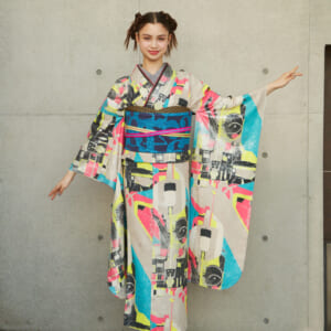 銀鼠モダン｜振袖レンタル FL-028