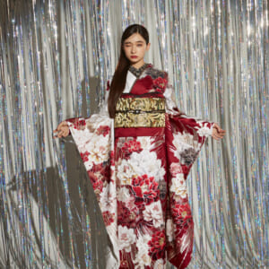 紅金の祝宴｜振袖レンタル FL-026